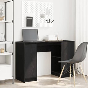 fekete tölgy forgácslap íróasztal 120x42x76 cm