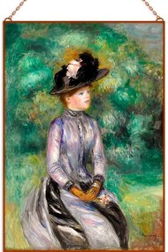 Renoir-Adrienne üvegkép, falikép