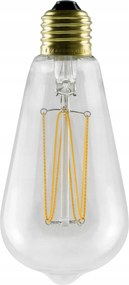 Segula 55431 Led lágy rusztikus Cage átlátszó E27 6 W (46 W) 570 Lm 2200 K