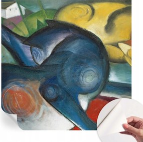 Fotótapéta Öntapadós Dekoratív Tapéta Macska Festmény 250x250 cm