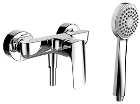 LAUFEN HF500750100600 - LAURIN zuhanyszett csapteleppel, fényes króm