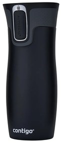 Contigo West Loop 470 ml hőálló palack, mattfekete