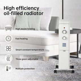 ANJI Depot 2500W 11 lamellás Olaj radiátor MOUJ-076