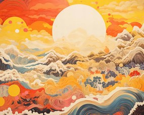 Poszter 76x60,5cm Szél és Nap vers