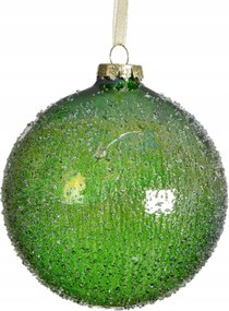 HĂłfehĂ©r ĂŒveggömb sötĂ©t zöld 8cm