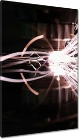Vászonkép 80x120 Világos szikrák fémből