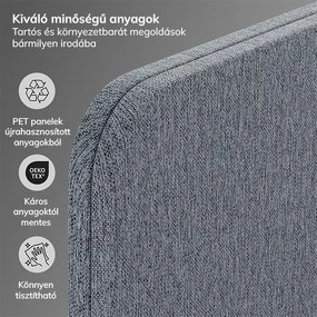 akusztikus falpanel SADIE Carbon Fog 260/145 cm