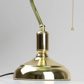 Brilagi - BANK OFFICE asztali lámpa 1xE27/60W/230V arany/zöld