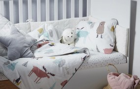 Paplan és párna szett kiságyba IN THE WOODS, M méret