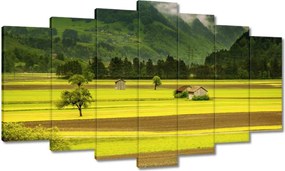 Vászonkép 140x80 Zöld őzek