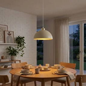 Brilagi - Kábelcsillár MOON 1xE27/60W/230V Ø 30 cm bézs/arany