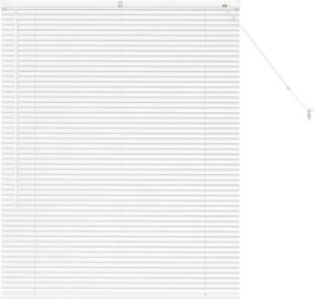 vidaXL Zsalugáter Redőnyök Fehér 130 x 105 cm Alumínium