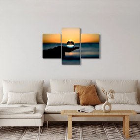 Üveggolyó a tenyérben (90x60 cm)