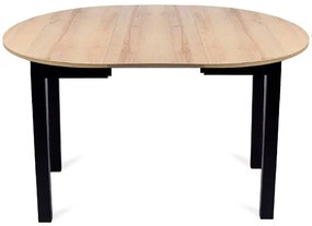 Étkezőgarnitúra 4 db. Sötétkék Bársony Ibis székkel. Bővíthető asztal HARRY 102-142 cm