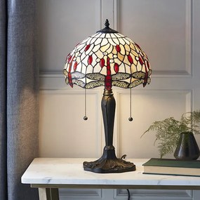 Endon DRAGONFLY BEIGE 64086 Asztali lámpa 2x60W/E27 IP20