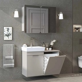 Dubai mosdószekrény, homokkő, 92,2 cm – TR283VLN1125