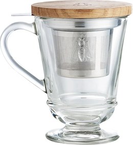 Üveg bögre szűrővel 270 ml Abeille – La Rochére