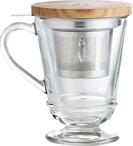 Üveg bögre szűrővel 270 ml Abeille – La Rochére