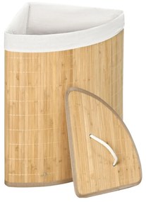 Natúr színű bambusz szennyeskosár 40 l Bamboo – Compactor