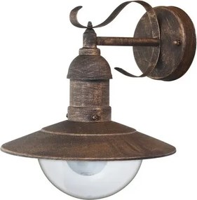 Rabalux kültéri fali lámpa e27 60w antik arany oslo