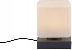 Paul Neuhaus Dadoa Led asztali lámpa kocka antracit, érintős fényerőszabályzóval 3000K