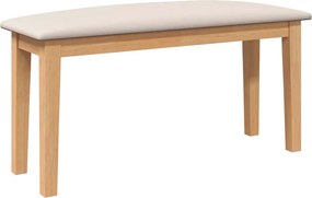 vidaXL tömörfa gumiból pad 90 cm