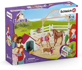 Schleich 42458 Hannah vendéglova Ruby kutyussal, 40 x 30 x 20 cm