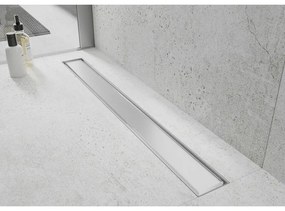 Mexen Flat 360 ° MGW forgó lineáris lefolyó 70 cm fehér üveg - 1027070-40