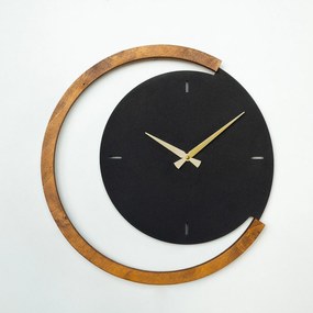 Dekoratív fém falióra, Moon Time - APS117