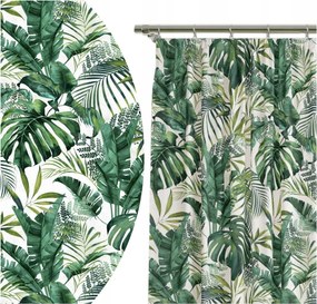 Függöny Kész 140x250 Függöny Levelek Zöld 5771
