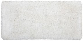 Fehér hosszú szálú szőnyeg 80 x 150 cm CIDE Beliani