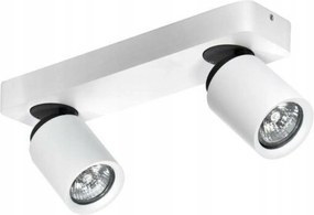 Mennyezeti és fali spotlámpa AZzardo Tomi 2 fehér/szürke AZ0663 GU10 2x