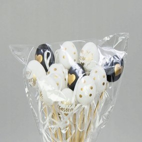 12x Húsvéti tojás Homokkosár Tojás Húsvéti tojás Pik 26cm/4cm