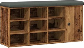 vidaXL antik fa szerelt fa cipőtároló pad 102x32x50 cm