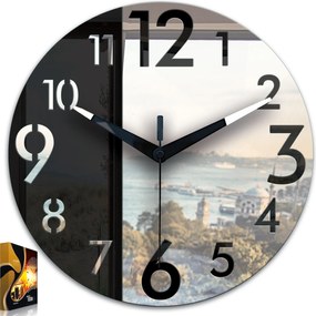 Sigma falióra fekete-tükrös 3D számok Csendes mechanizmus Stílusos