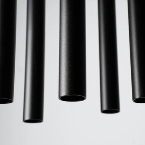 Fekete fém függőlámpa ø 25 cm Fideus – Sollux