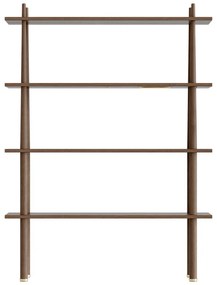 Barna moduláris polcrendszer tölgyfa dekorral 110x148 cm Stories – UMAGE