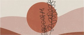 Kép - Boho levelek N⁰1 (120x50 cm)