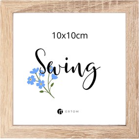 Képkeret 10x10 természetes modern skandináv Mdf