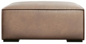 Világosbarna bőr lábtartó Madame – Windsor &amp; Co Sofas