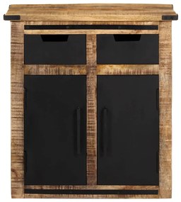 tömör mangófa tálalószekrény 2 fiókkal 55 x 35 x 60 cm