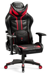 Diablo X-Ray 2.0 gamer szék Átlagos méret: Fekete és piros