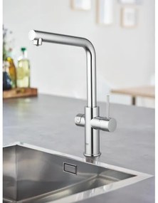 GROHE 31454001 - BLUE HOME mosogató csaptelep, L-formájú kifolyó, fényes króm