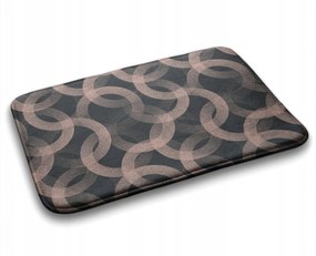 Fürdőszobaszőnyeg puha kerekek Absztrakt 90x60 cm