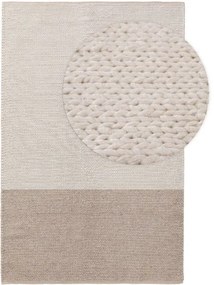 Gyapjúszőnyeg Uno Cream/Grey 15x15 cm minta