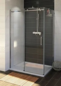 Gelco Dragon zuhanykabin egy nyíló ajtóval + egy fix fallal 110x100 cm
