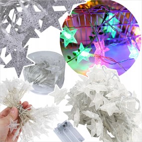 Karácsonyfa Lámpák Karácsonyfa Színes Csillag Led Lánc Karácsonyi Dekoráció