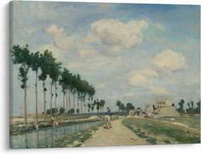 Kép - Johan Barthold Jongkind, The Towpath, reprodukciók (70x50 cm)