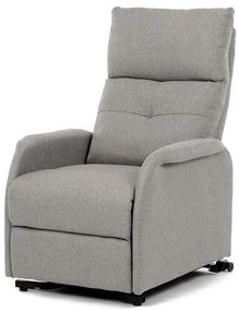 Elektromos vezérlésű krém szövet dönthető fotel. TV-5482 CRM2