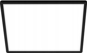 Briloner Slim Led panel 18 W, fekete, 29,3x29,3 cm, HĂĄttĂ©rvilĂĄgĂtĂĄs, 4000 K
